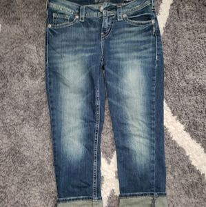 Silver capris